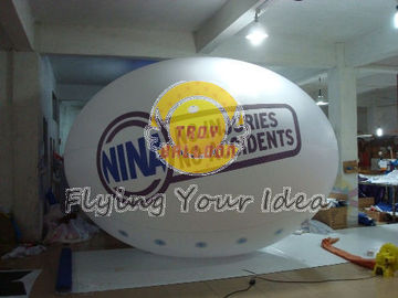 Огромный воздушный шар 2 сторон цифровой напечатанный овальный с хорошим эластиком для напольной рекламы